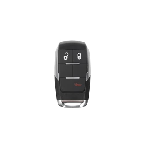 Remote Control Key Fob Replacement Compatible with 2019-2023 Dodge RAM 2500 3500 4500 5500 Keyless Entry Remote 3 Button GQ4-76T 4A Chip 434MHz - Dasbecan