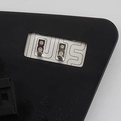 Driver Left Side Mirror Replacement with Plastic Backing Plate Heated Glass Compatible With GMC Acadia Chevy Traverse Saturn Outlook Replaces 15951926 33223 GM1324119