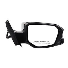 Passenger Side Door Mirror Assembly with Camera Compatible with Honda Civic 2016-2021 Power Glass Heated 11 Pins (Color: Black)