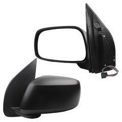 Driver Left Side Non-Heated Mirror Compatible with Nissan Frontier 2005-2021 Nissan Pathfinder 2005-2012 Manual folding Power Glass Black 3 pins - Dasbecan