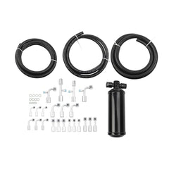26PCS Air Conditioning Hose and Fitting Kit 6.5ft #6#8#10 AC Hose Kit, #6#8#10 AC Fittings and Universal AC Receiver Drier