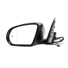 Left Driver Side Mirror Compatible with Benz C-Class 2015-2021 With Electrical Folding/Blind Spot/Heated/LED Turning Signal Light/Memory/Puddle Lights Replaces 2058109701 2058109801