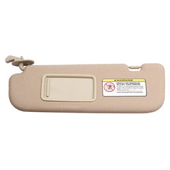 Beige Left Driver Side Sun Visor Compatible with Hyundai Elantra 2011 2012 2013 2014 2015 Replaces# 852103X000TX