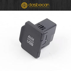 28023-9KF1A Aux Port USB Jack Compatible with Nissan Altima Sentra Versa 2015-2019 Auxiliary Audio Adapter Input