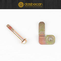 6504449 2pcs Front Track Bar Bolt and Flag Nut Retainer Compatible with Jeep Wrangler TJ 1997-2006 Cherokee XJ 1984-2001 Grand Cherokee ZJ 1993-1998 Replace #OE 6504449