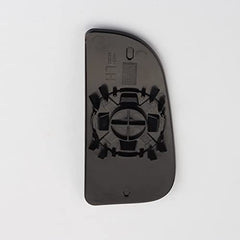 68067731AA Left Driver Side Lower Tow Mirror Glass Compatible with Dodge Ram 1500 2500 3500 4500 5500 2009-2020 Non-Heated Convex Mirror with Holder Repalce CH1324125