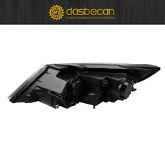 Halogen Headlight Compatible With 2011-2013 Kia Sorento Left & Right Side Black Housing Clear Lens Headlamp Assembly Replaces# 921021U200 921011U200 KI2502143 KI2503143(Left + Right)