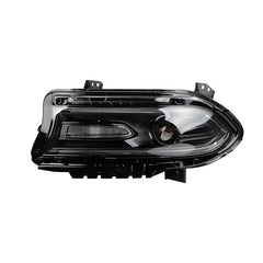 Xenon Headlamp with LED DRL & Turn Signal Light Compatible With 2015-2018 Dodge Charger Headlight Assembly Left Driver Side Black Housing Clear Lens Replaces# 68214399AC CH2502271