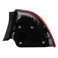 Rear Tail Light Assembly Left Side Break Lamp Compatible with 2009 2010 2011 Honda Civic Sedan Hybrid Replaces# 33551SNAA51 HO2818138