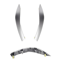 2pcs Upper Center Dashboard Trim Strip Compatible with 2009-2013 Toyota Corolla Replaces 55435-02370, 55436-02330, 55436-12040 Left & Right Side