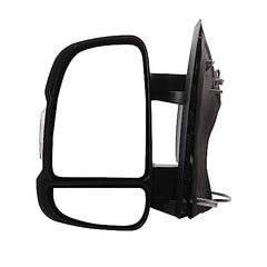 Driver Side Mirror 5VE99JXWAF Compatible with Ram Promaster 1500 2500 3500 2014-2021 Manual Non-Heated Glass Turn Signal w/Temp Sensor Textured Black Replaces#CH1320417
