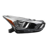 Halogen Headlight Compatible With Nissan Versa 2020-2022 Right Passenger Side Chrome Housing Headlight Assembly Replaces# NI2503273