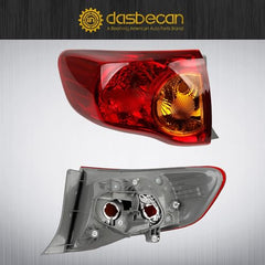 Right Tail Light Assembly Rear Outer Lamp Compatible with 2009-2010 Toyota Corolla Passenger Side Brake Light Replace 8155002460 TO2801175