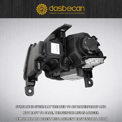 HID Headlights Compatible With Jeep Grand Cherokee 2017-2021 Black Housing Xenon Projector Headlamp Assembly w/LED DRL Right Passenger Side