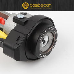 Ignition Switch Door Lock Cylinder with 2 Keys Compatible with Kia Optima 2011-2015 Rio 2013-2017 Replaces# 81970-2TA00 81900-1WK00 (6Pins)