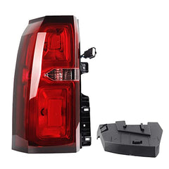 84467058 Taillights Rear LED Stop Brake Lamp Assembly Compatible with 2015-2020 Chevy Tahoe Suburban Replaces OE 84467058 GM2800264 LH Red Back Light Driver Side Tailight