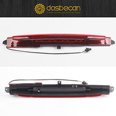 Red LED 3rd Third Light Brake Stop Light Rear Lamp Assembly Compatible With 2002-2009 Chevrolet Trailblazer GMC Envoy Isuzu Ascender Oldsmobile Bravada Saab 9-7X Replaces# 15201921 GM2890106