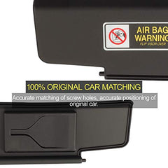 Front Left Driver Side Sun Visor Built-in Mirror Compatible with 2006-2015 Mazda MX-5 Miata Replaces# NE51-69-320D-02 Black