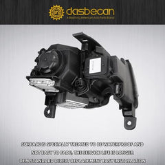 HID Headlights Compatible With Jeep Grand Cherokee 2017-2021 Black Housing Xenon Projector Headlamp Assembly w/LED DRL Left Driver Side