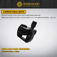 Engine Camshaft Timing Tool Kit Compatible with Detroit Diesel DD13 DD15 DD16 Engine TDC Locating Pin Brake Adjustment Tool Barring Tool Fuel Line Socket Replaces# W47058090900 W470589046300