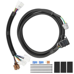 Trailer Wiring Harness Kit Compatible with Nissan Frontier 2005-2020, Nissan Xterra 2005-2015 & Suzuki Equator 2009-2012 - 4-Way Flat Connector, OEM Replacement #56225