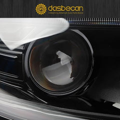 Halogen Headlight with LED DRL & Turn Signal Lights Compatible with Dodge Charger 2022 2023 Headlight Assembly Left Driver Side Black Housing Clear Lens Replaces# 68546771AC