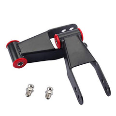 2 Inch Suspension Rear Lowering Shackle Kit Compatible with Chevy Silverado GMC Sierra 1500 C1500/C2500 1988-2018 Replace# 410520