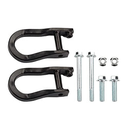 Front Tow Hooks Compatible with 2007-2019 Chevy Silverado GMC Sierra 1500 2019 Chevy Silverado GMC Sierra 1500 LD Replace 84072463