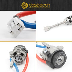 Ignition Switch Cylinder with Left Driver Side Door Lock Cylinder Compatible with Hyundai Elantra 2011 2012 2013 2014 2015 Replace 81970-3XA00 81910-3XA00 with 2 Keys