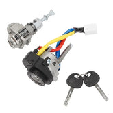 Ignition Switch Door Lock Cylinder with 2 Keys Compatible with Kia Optima 2011-2015 Rio 2013-2017 Replaces# 81970-2TA00 81900-1WK00 (6Pins)