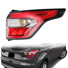 Right Passenger Side Tail Light Assembly with Bulb Compatible with Ford Escape Kuga 2017 2018 2019 Brake Rear Lamp