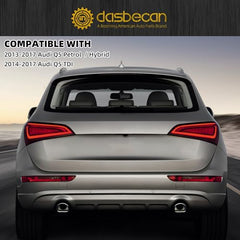 Right Tail Light Assembly Compatible With 2013 2014 2015 2016 Audi Q5 Rear Passenger Side LED Lamp Replaces# 8R0945094D Red Signal 4PIN