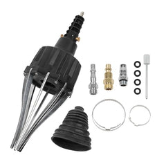 Universal Pneumatic CV Boot Expander Tool, CV Axle Boot Installation Tool, CV Joint Boot Spreader Removal Tool Kit Compatible with BMW UTV ATV (Black)