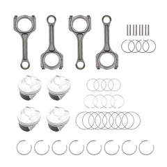 2.4L Engine Piston Kit With Connecting Rod Set Compatible with Hyundai Sonata 2011-2019 Tucson 2014-2019 Kia Optima Sorento 2011-2019 Kia Sportage 2014-2019 Replace# 23040-2G200 23040-25200