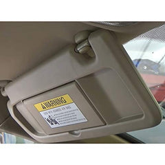 Beige Left Driver Side Sun Visor Compatible with Honda Civic 2006-2011 Replaces# 83280-SNA-W01ZB