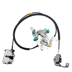Car Rear Left Driver Side Door Lock Latch & Cable Assembly Compatible with Ford F250 F350 F450 F550 Super Duty 1999-2007 Replace# 6C3Z-28264A01-A