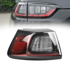 LED Driver Side Tail Light Assembly Compatible with 2019 2020 2021 2022 2023 Jeep Cherokee Rear Left Taillight Outer Replace# CH2804119 68275959AF