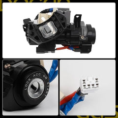 Ignition Lock Switch Assembly with Door/Trunk/Glovebox Locks & Keys Compatible with Hyundai Sonata 2015-2019 Replaces 81905-C2510 81900-C1A00 81900-C1B00 Complete Ignition Lock Cylinder Housing Kit