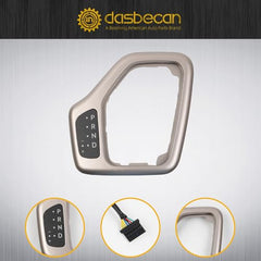 601-401 Shifter Bezel with Harness Compatible with Jeep Cherokee 2014-2018 Center Transmission Bezel Gold Replace OE# 68413957AA 5YD27LS5AA