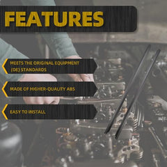 Weather Strip Window Seal 2 Door Compatible with Ford Ranger 2012-2021 2pcs Door Window WeatherStrip Outside Trim Belt Replace OE# AB3921201A39AC AB3921201A38AC