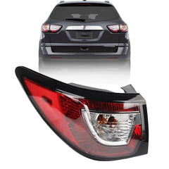 Left Driver Side Tail Light Assembly Rear Lamp Compatible with 2013-2017 Chevrolet Traverse Replace 84266019 GM2804112 23301756