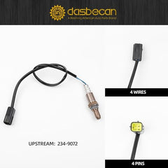 4PCS Oxygen Sensor Compatible with Nissan Frontier Pathfinder Xterra 2007-2010, O2 Sensor Upstream 234-9072 & Downstream 234-4297 234-4313