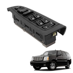 15883323 Driver Side Power Window Switch & Bezel Assembly Compatible with 2003-2007 Chevrolet Siverado GMC Sierra Vehicle Models Replace# DWS-220