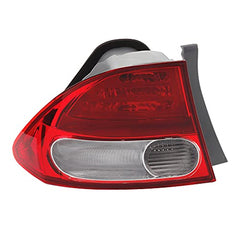 Rear Tail Light Assembly Left Side Break Lamp Compatible with 2009 2010 2011 Honda Civic Sedan Hybrid Replaces# 33551SNAA51 HO2818138