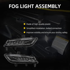 fog light Compatible With Lincoln MKZ 2013 Pair