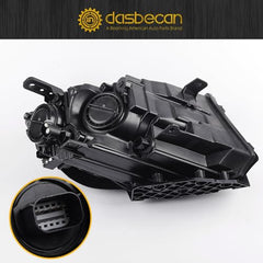 Halogen Headlight Compatible With Jeep Compass 2017-2022 Left Driver Side Halogen Headlamp Assembly Replaces# 55112707AE CH2502295