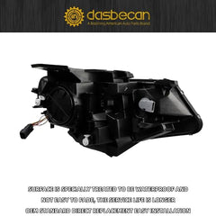 Xenon Headlights Compatible with Chevy Camaro 2016-2022 Left Driver Side Headlight Assembly Clear Lens Black Housing Replaces# 84364823 84250885 GM2502423