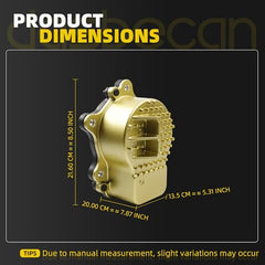 Electric Water Pump Gold Compatible With 2012-2016 Toyota Prius V 1.8L L4 Prius C 1.5L L4 and For Lexus CT200h 1.8L L4 OE# 161A0-29015 161A0-39015 WPT190 WPT-190 - Dasbecan