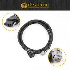 Trailer Wiring Harness Kit Compatible with Nissan Frontier 2005-2020, Nissan Xterra 2005-2015 & Suzuki Equator 2009-2012 - 4-Way Flat Connector, OEM Replacement #56225