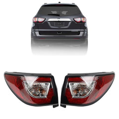Left & Right Tail Light Assembly Rear Lamp Compatible with 2013-2017 Chevrolet Traverse Replace 84266019 84266020
